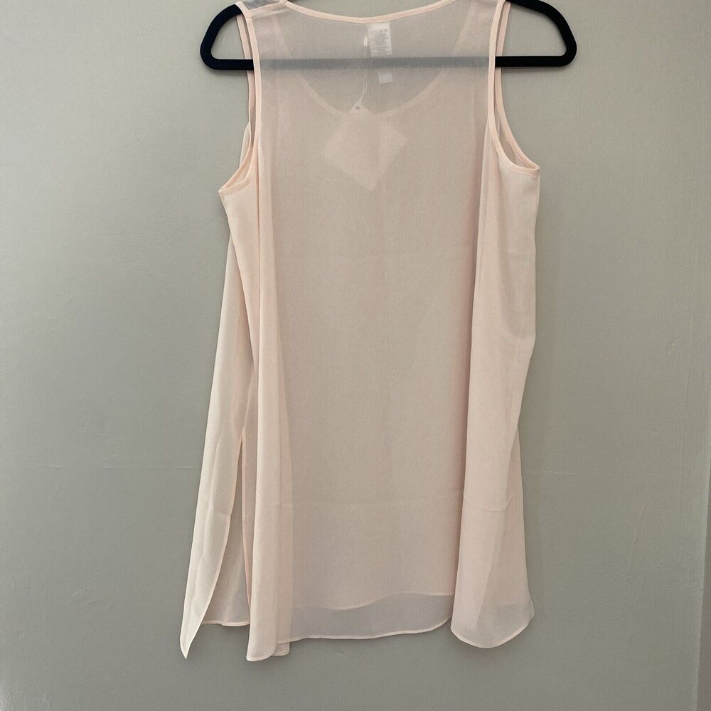 MARLA WynneLayers Chiffon SHEER Tank TOP SHIRT SZ Small - Picture 4 of 5